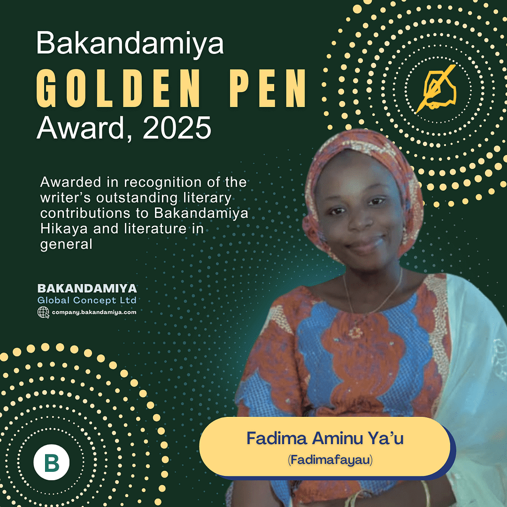 Fadima Aminu Ya'u (Fadimafayau) - Bakandamiya Golden Pen Award