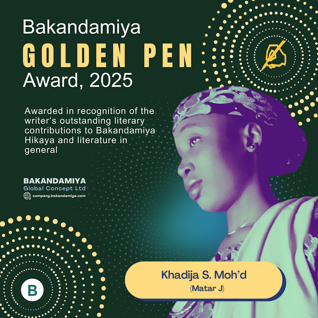Khadija S. Moh'd (Matar J) - Bakandamiya Golden Pen Award