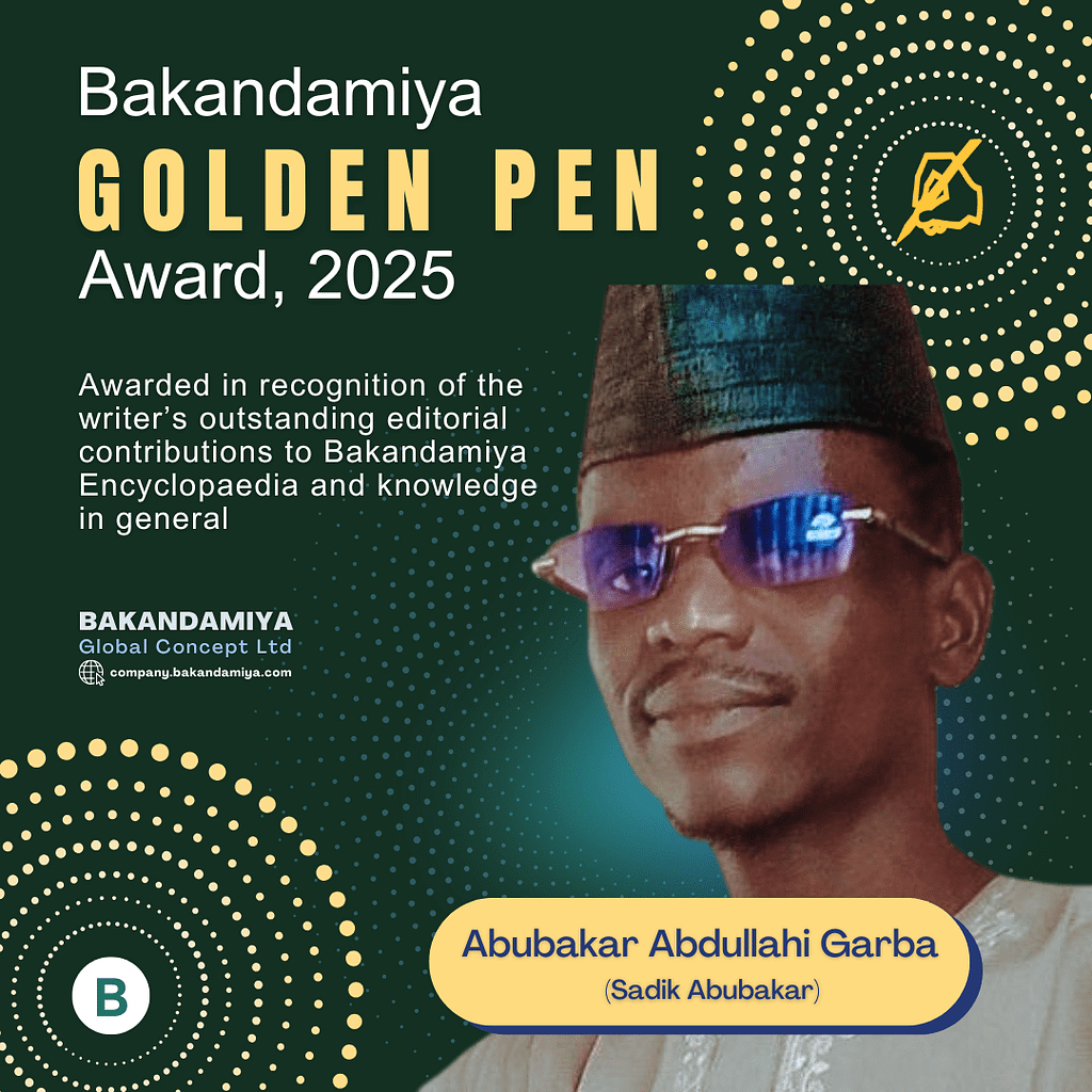 Abubakar Abdullahi Garba (Sadik Abubakar) - Bakandamiya Golden Pen Award