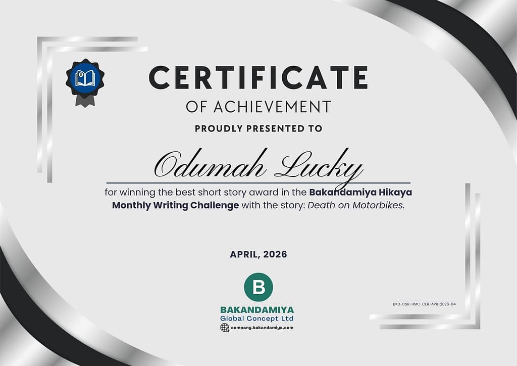 Odumah Lucky - Cert HMC April 2026