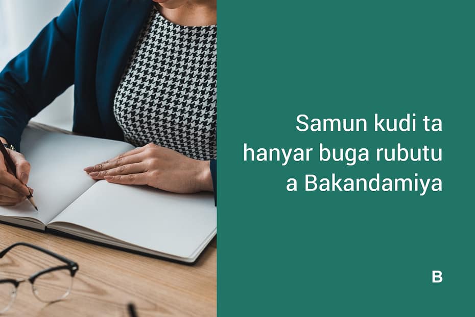 Samu kudi da rubutu a Bakandamiya